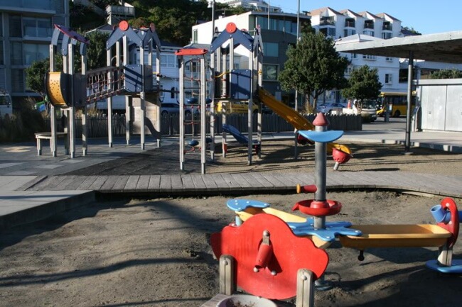 Freyberg Beach Playground, Oriental Bay
