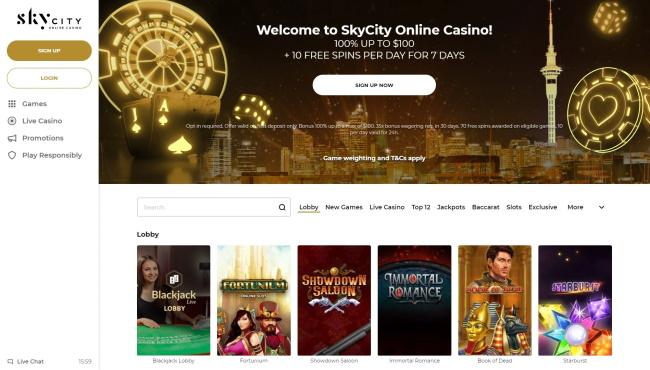 Skycity online Casino NZ